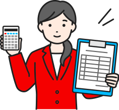 ベストネット診断を案内する女性