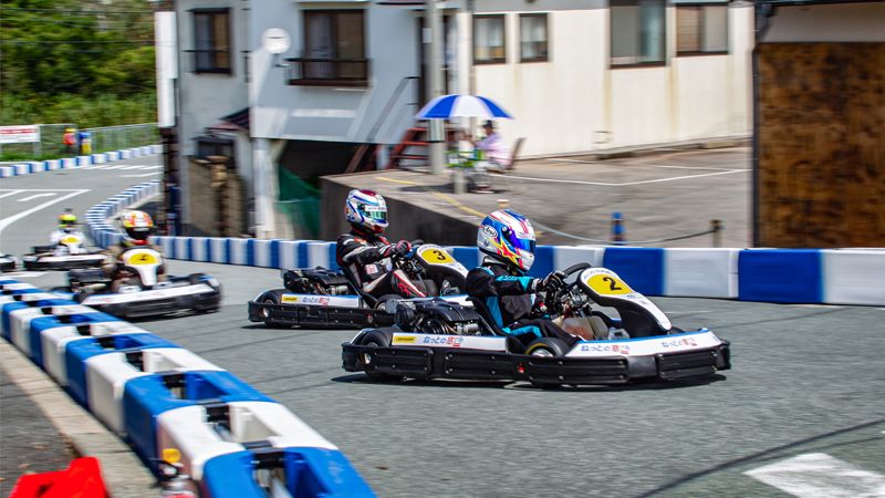 日本初市街地レースの様子